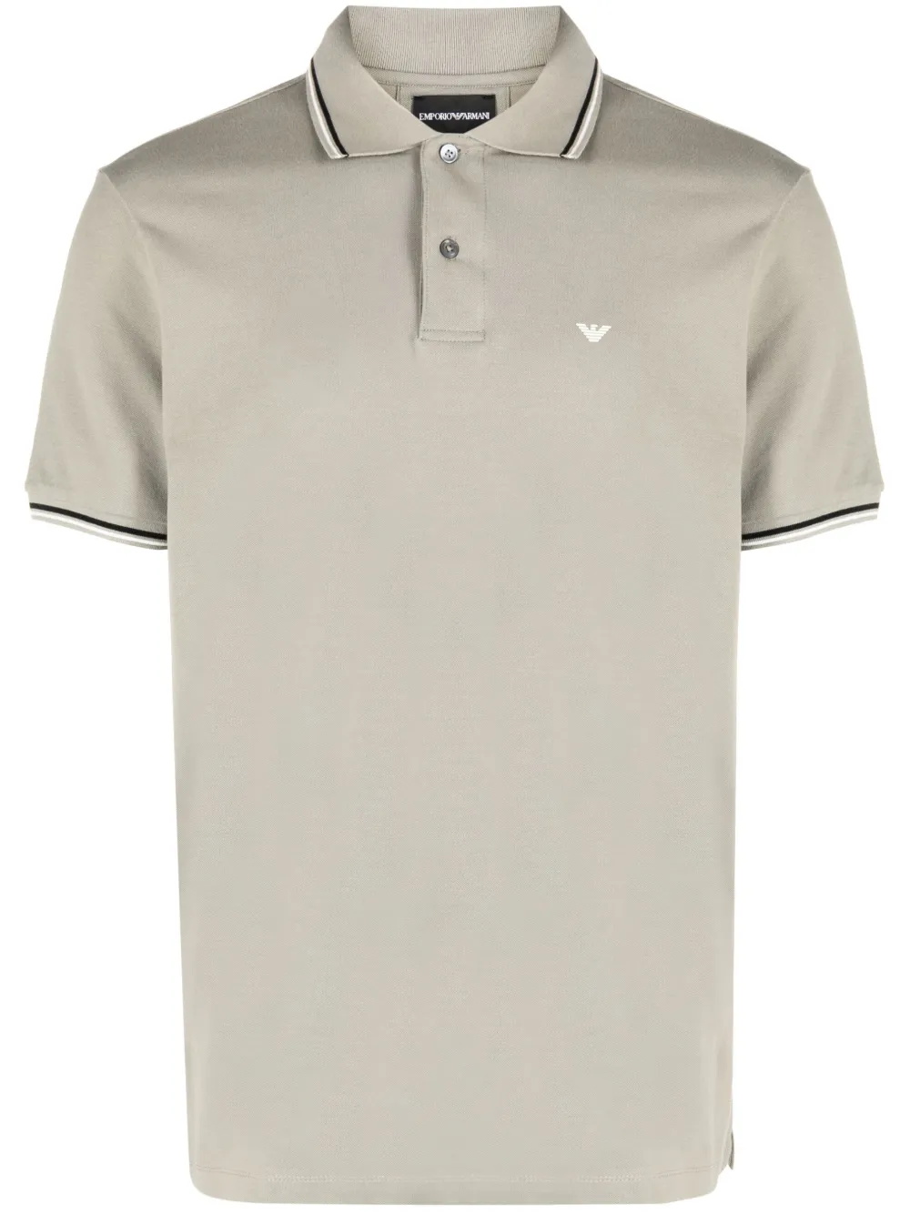 Emporio Armani Polo con ricamo - Grigio