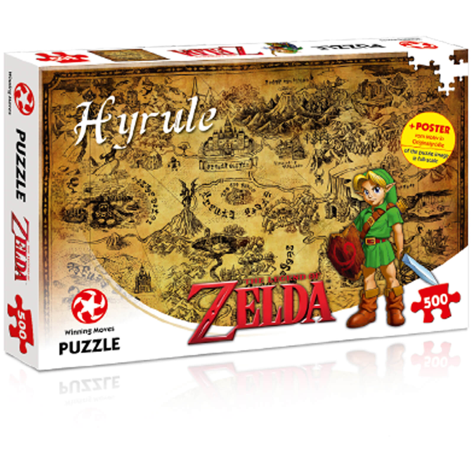 500 Piece Jigsaw Puzzle - Zelda Hyrule Field Edition