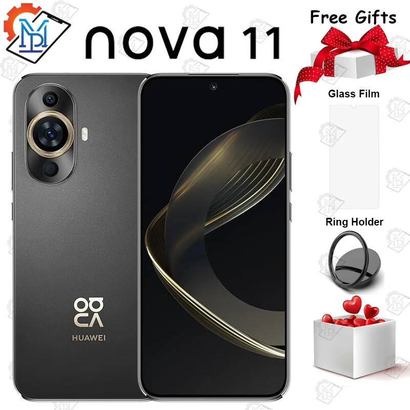Originale Huawei Nova 11 6.7 Pollici 120Hz Schermo Oled Snapdragon 778G Harmonyos 3.0 Batteria 4500Mah Smartphone Nfc