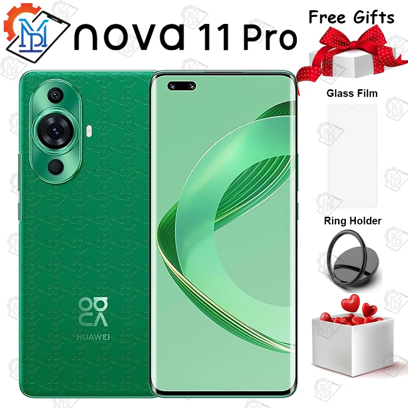 2023 Originale Huawei Nova 11 Pro 6.78 "Kunlun Glass Snapdragon 778G Harmonyos 3.0 100W Smartphone Nfc Supercharge
