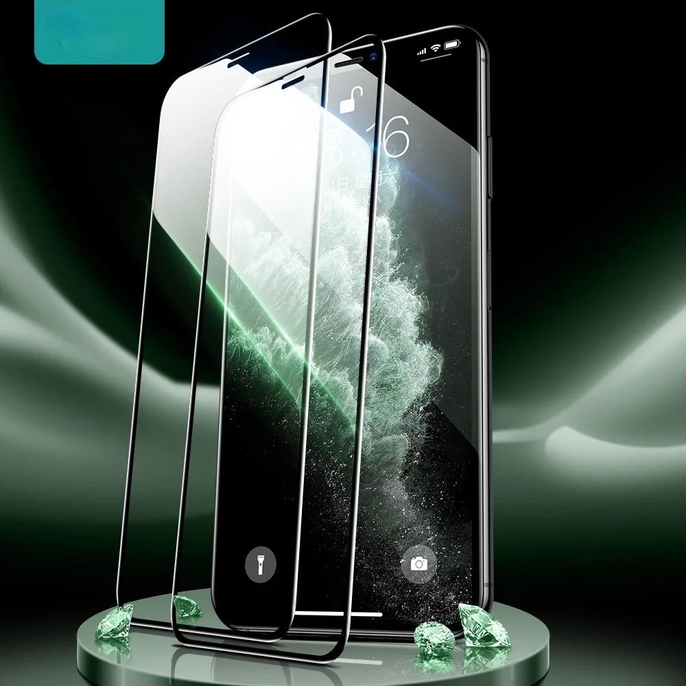 Per Iphone 12 Pro Screen Protector Vetro Temperato Per Iphone 12 Mini 12Pro Max 11 Pro X Xr Xs Max 3D Full Cover Screen Film