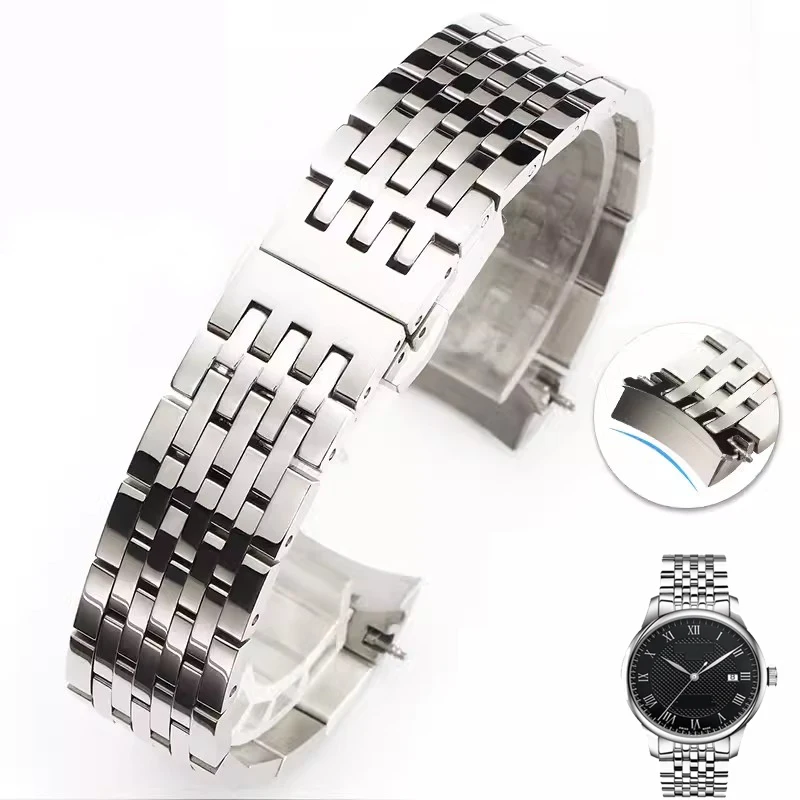 Cinturino Per Orologio In Acciaio Inossidabile Solido Per Uomo Tissot Gentleman 1853 Le Locle Couturier T006 T41 Cinturini Antiruggine Cinturino Per O