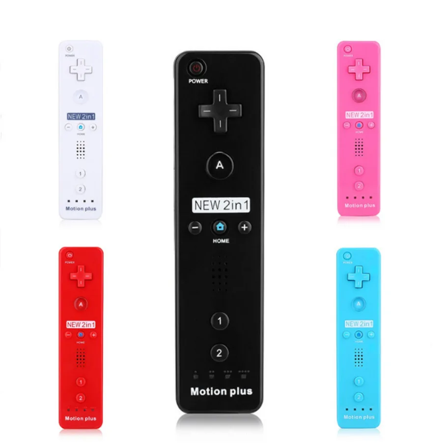 Controller Gamepad Remoto Wireless Motion Plus Incorporato Per Nintendo Wii Nunchuck Per Nintendo Wii Telecomando Joystick Joypad