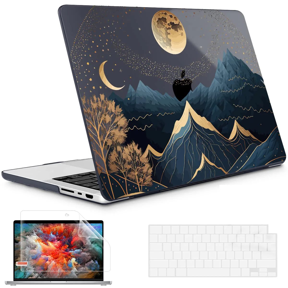 Custodia Per Laptop Per Macbook Pro 16 A2991 A2780 M1 M2 M3 Chip Air 13 2023 M3 Pro 14 A2992 Per Macbook Pro 14 Case 2023 Air 15.3 A2941