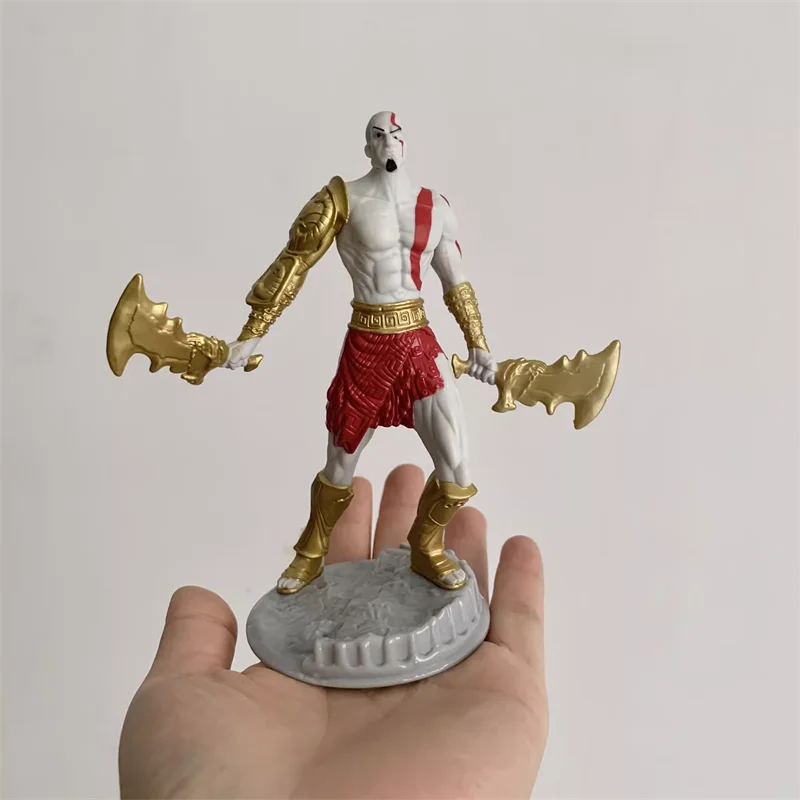 10Cm Cartoon Kratos Action Figure Doll Hard Pvc Kids Collection Model Toy