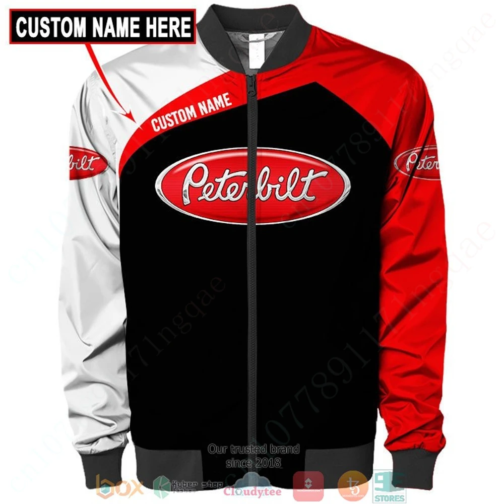 Peterbilt Giacche A Vento Per Abbigliamento Da Uomo Cappotti Spessi Giubbotto Bomber Techwear Uniforme Da Baseball Harajuku Parka Giacca 3D