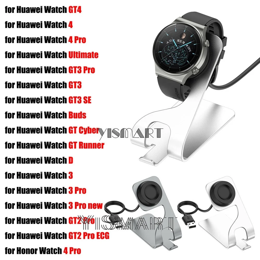 Caricabatterie Per Huawei Watch Gt 4 Gt3 Gt2 Pro Ultimate Dock Di Ricarica In Alluminio Per Huawei Watch 4,Gt Runner, Honor Watch 4 Pro