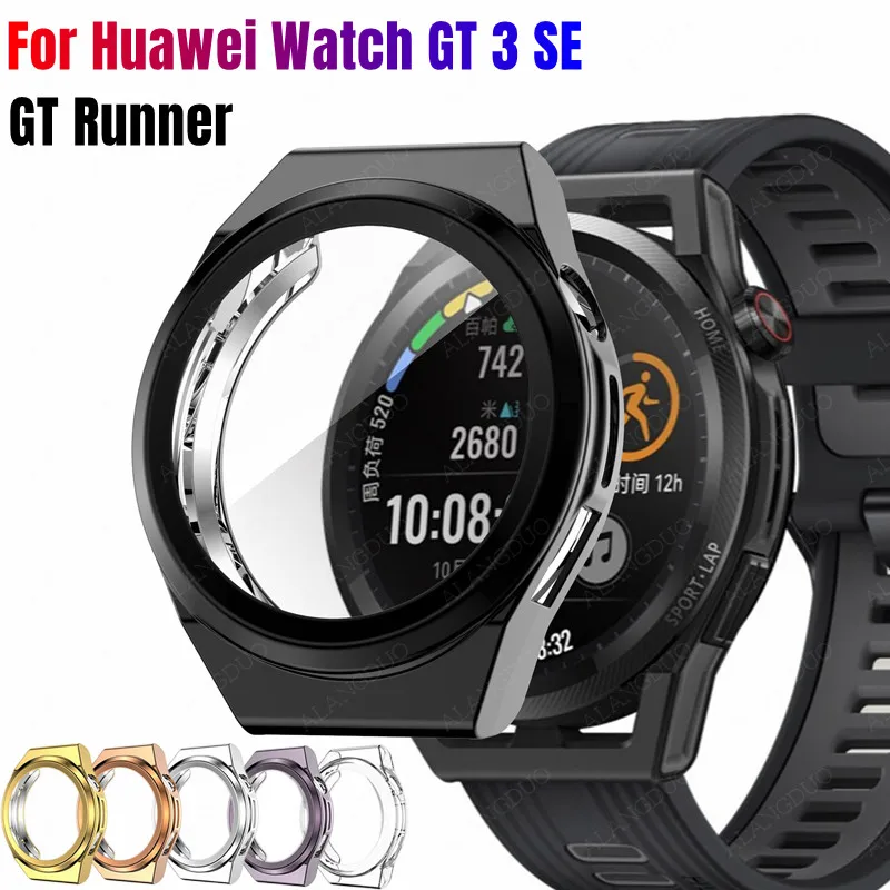 Custodia In Tpu Per Huawei Watch Gt 3 Se Gt3 Pro 43Mm 46Mm Protezione A Schermo Intero Per Huawei Wacth Gt3 Gt Runner Gt3 Se Cover Protettiva