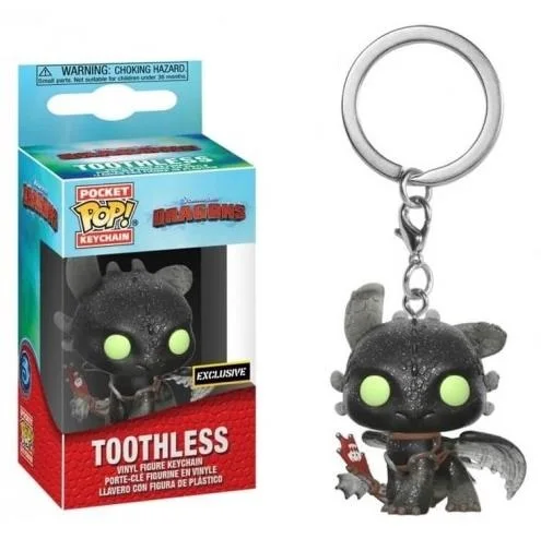 Portachiavi Tascabile Funko Come To Toothless Train Pop Pvc Your Dragon Car Pendant Vinyl Figure Collection Model Toys Regali Per Adulti E Bambini