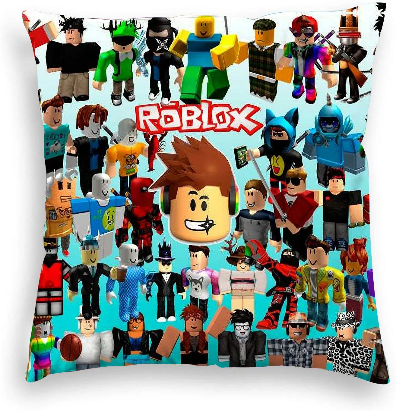 Cartone Animato Roblox Federa Corta In Peluche Roblox Federa 45X45Cm Federa Per Biancheria Da Letto Opzionale Multicolore