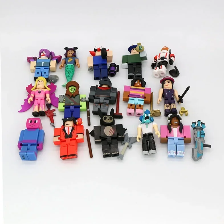 2024New Roblox Virtual Doll Building Block Una Varietà Di Roblox Game Periferiche Doll Collectibles Virtual World Building Block