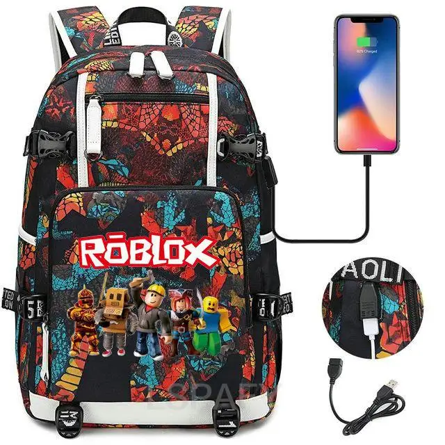Nuovo Zaino Roblox Stampa Laptop Zaino Usb Anime Roblox Mochila Zaini Per Adolescenti Ragazze Ragazzi Borse Da Scuola