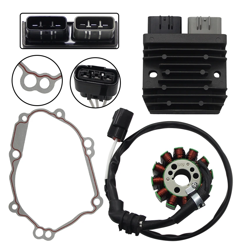 Set Guarnizioni Raddrizzatore Regolatore Bobina Statore Moto Per Yamaha Fz1 Fz1-N Fz1-Na Fz1-Sa Muslimexmuslimah