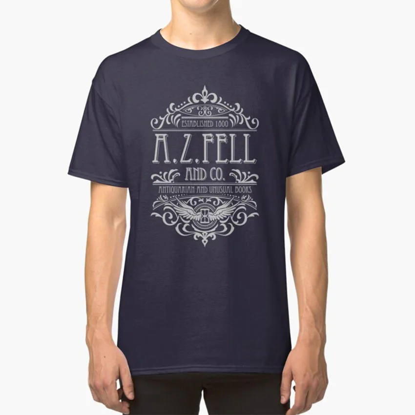 A Z Fell Book Shop (Light) T-Shirt Buoni Presagi Buoni Presagi 2020 Go Anca Buoni Presagi Marito Imperdibili