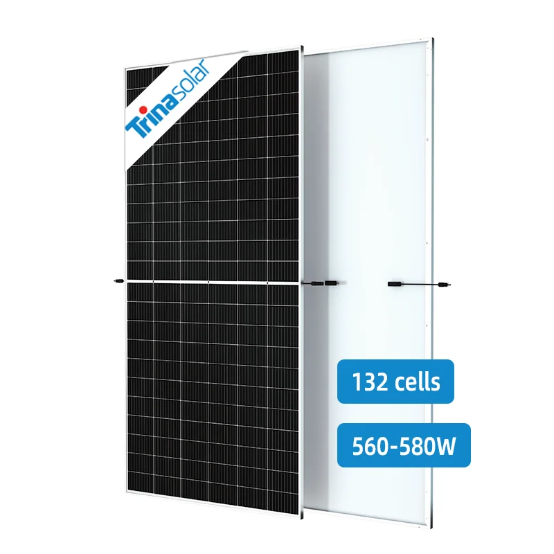 Trina Solar Vertex Europe Warehouse 550W 600W Pannelli Fotovoltaici A Celle Solari Monocristalline Pannelli Solari 500W
