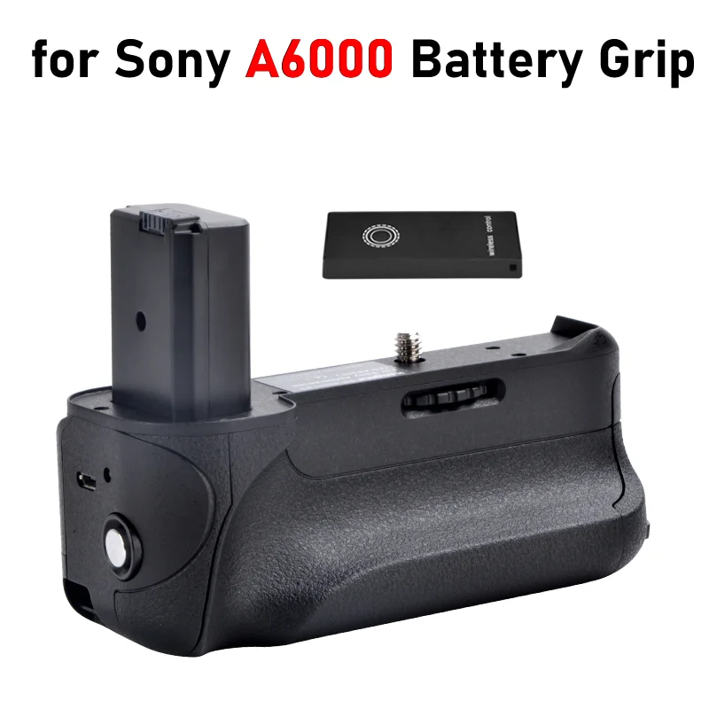Alpha A6000 Impugnatura Batteria Con Telecomando Per Sony Alpha 6000 Ilce-6000 A6000 Verticale Batteria Grip