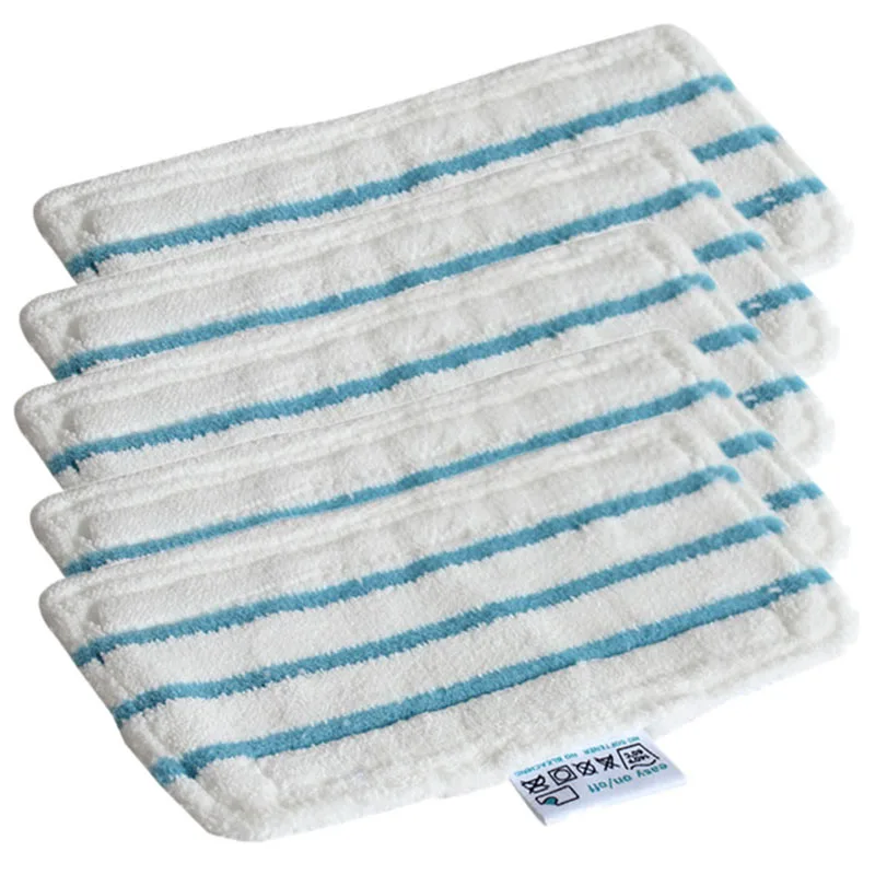5Pcs Mop Pads Per Black & Decker Vapore Mop Fsm1610 Fsm1630 Lavabile E Riutilizzabile Sostituzione Pulire Panno