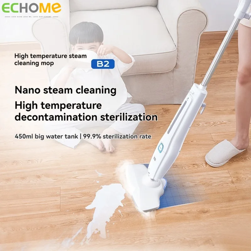 Echome Steam Mop Household Handheld Electric High Temperature Nano Steam Disinfezione Macchina Per La Pulizia Mop Per Pavimenti Pulizia A Vapore