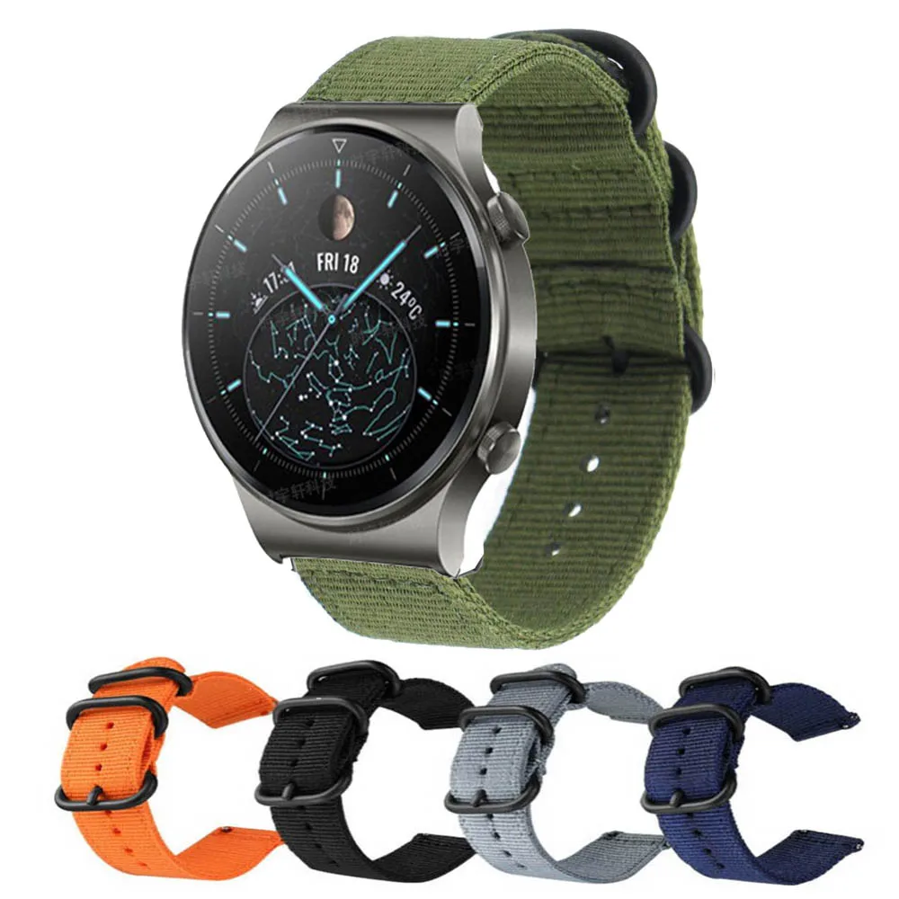 Cinturino In Nylon Da 22Mm Per Huawei Watch Gt 2 Pro Cinturino Smartwatch Per Huawei Watch Gt 3/Gt 2 46Mm/Gt 2E/Honor Magic 2 Belt
