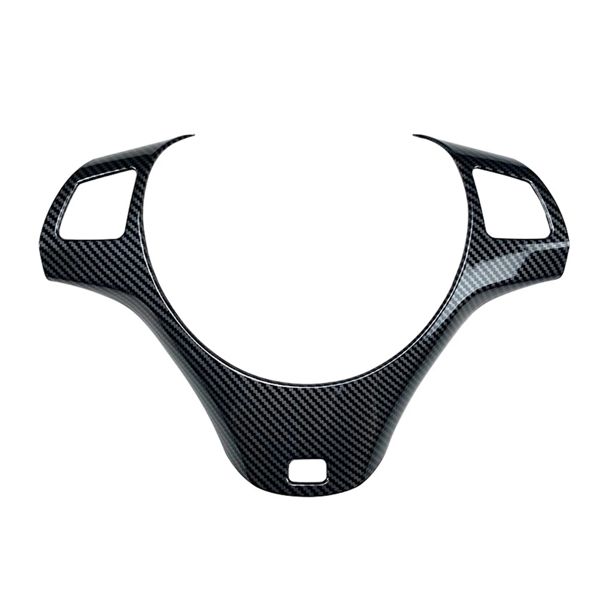 Lhd Carbon Fiber Car Steering Wheel Trim For -Bmw 3 Series E90 E92 E93 2005-2012 Car Steering Wheel Decoration Cover