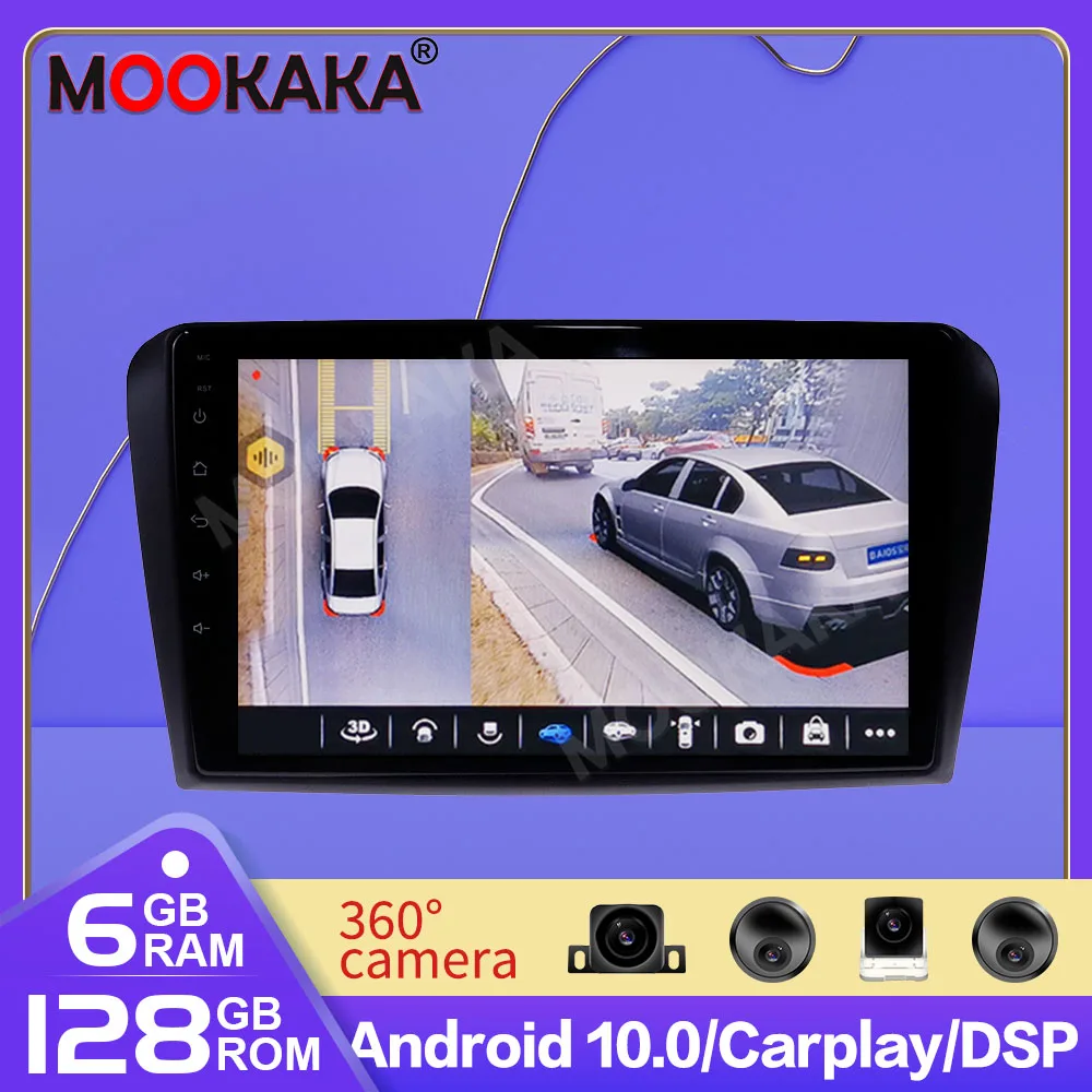 Per Mazda 3 2006-2011 128G Ips Android 10.0 Autoradio Autoradio Coche Stereo Auto Audio Carplay Atoto Player Multimedia Gps Dvd