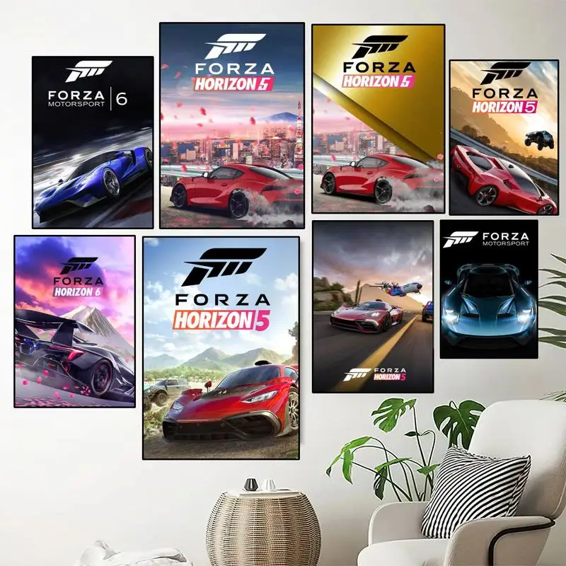 Gioco F-Forza H-Horizon 5 Poster Stampe Pittura Murale Camera Da Letto Soggiorno Decorazione Casa