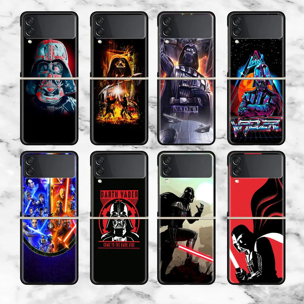 Custodia Dark Evil Starwars Per Samsung Galaxy Z Flip 3 4 5G Pc Nero Antiurto Hard Zflip3 Zflip4 Cover Posteriore Di Lusso Funda