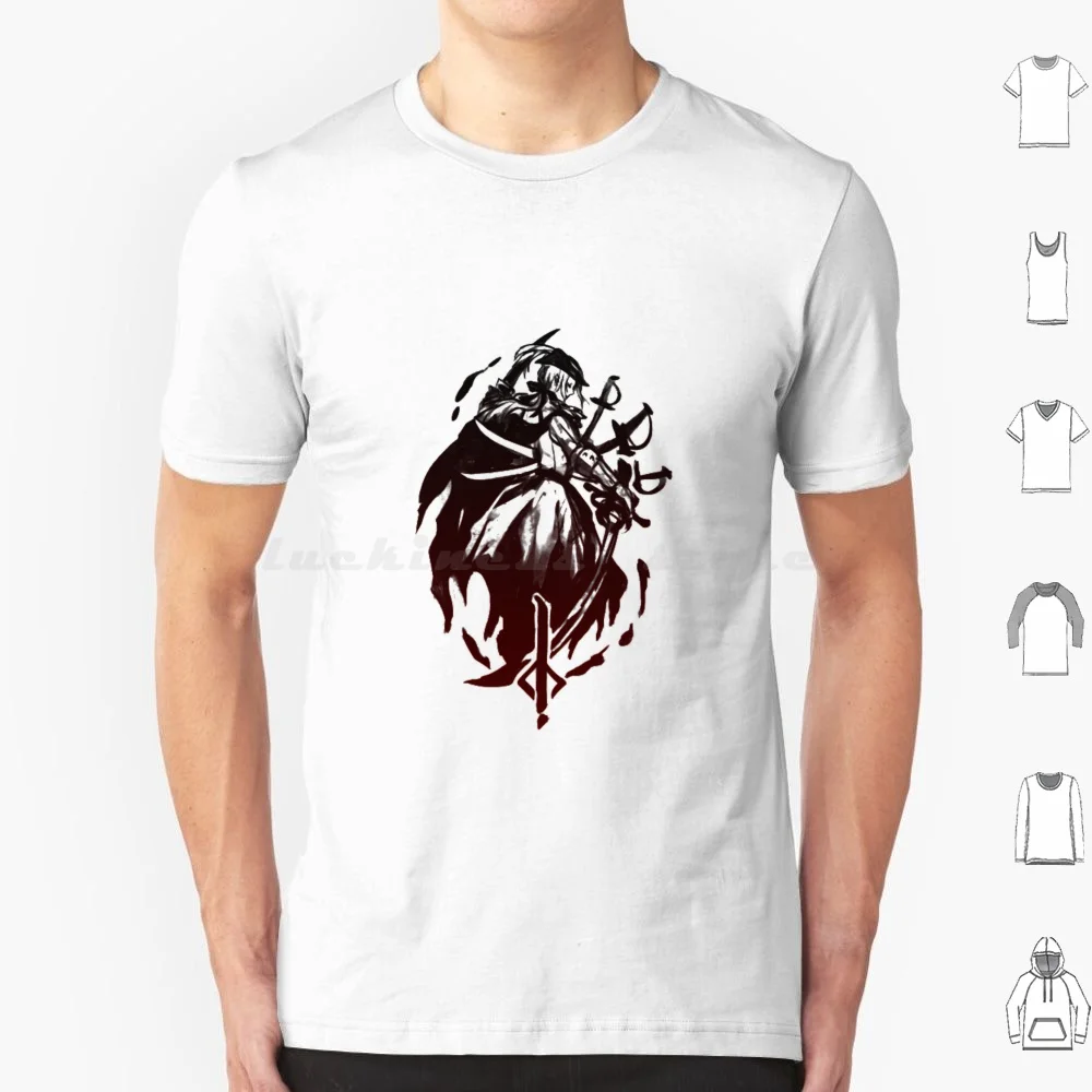 Maglietta Bloodborne Big Size 100% Cotone Bloodborne Dark Souls Souls Dark Blood Hunter Game Gaming Horror Soulsborne Ps4 Video