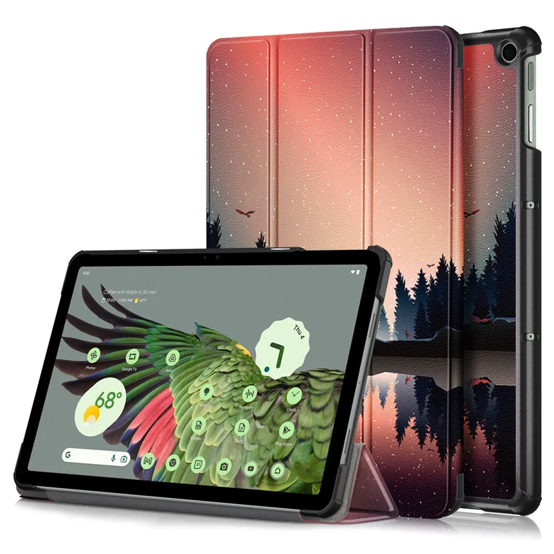 Custodia Per Tablet Google Pixel 11 "Custodia Per Tablet Con Supporto Magnetico In Pelle Tripla Per Funda Google Pixel Tablet Magentic Cover