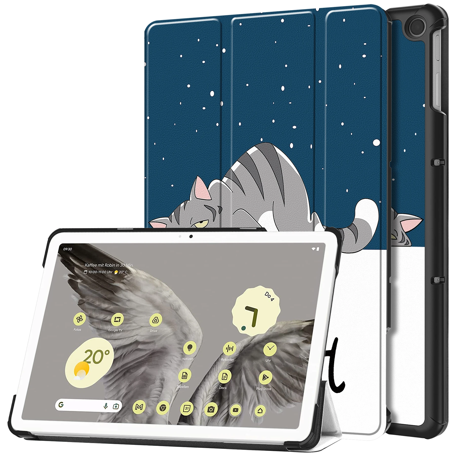Per Google Pixel Tablet Case 11 "Tri-Fold Magnetic Pu Leather Stand Tablet Per Funda Google Pixel Tablet 11 Pollici Cover Coque