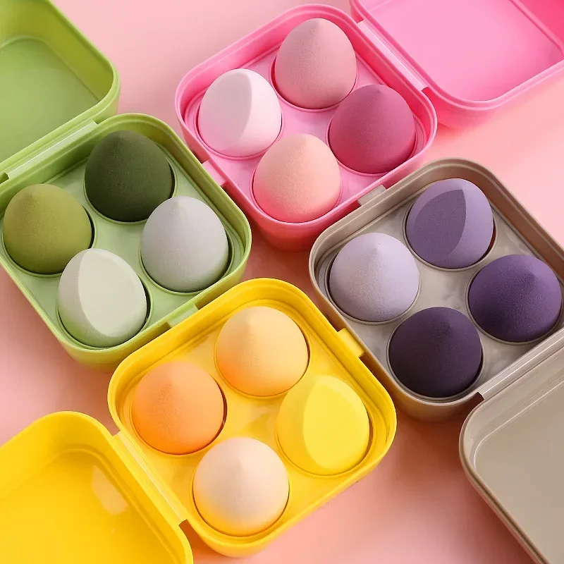 1/4/6 Pz Make Up Spugna Soffio Cosmetico Trucco Professionale Spugna Fondotinta In Polvere Spugna Strumenti Per Il Trucco Strumenti Per Il Trucco Acce