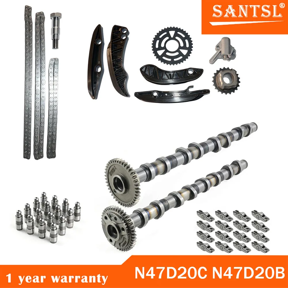 Ap03 Kit Albero A Camme + Kit Catena Distribuzione N47 Per Bmw 1 3 5 X1 X3 N47D20C N47D20B