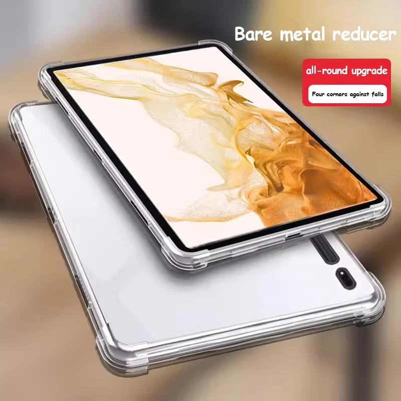 Custodia In Silicone Per Samsung Galaxy Tab S9 Fe Plus 12.4 S9 Plus Ultra S8 + Ultra A8 S7 Fe A7 Lite A7 S7 S7 + S6 Lite S6 A 8.4 A 8.0