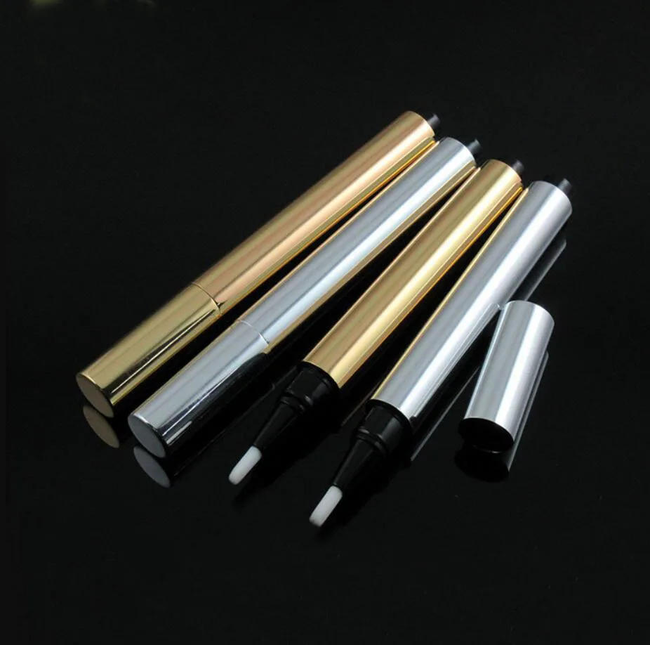 3Ml Argento Oro Cosmetico Click Pen Lip Gloss Balsamo Mascara/Ciglia Crescente Liquido/Spot/Whelk Rimozione Arte Unghie Sbiancamento Dei Denti