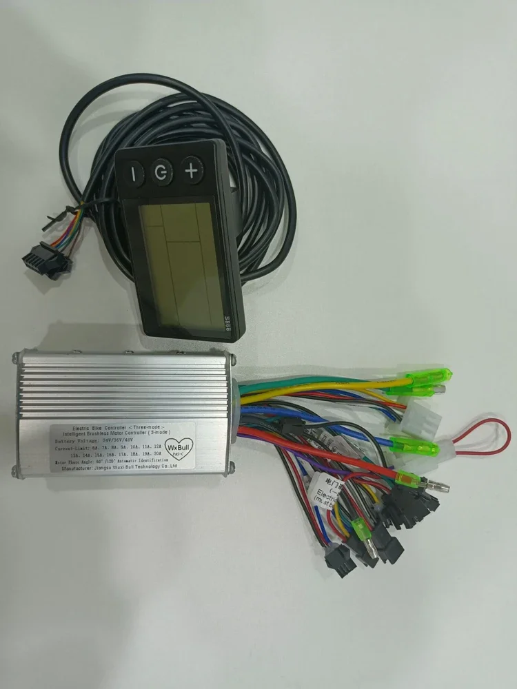24V/36V/48V 250W 350W S866 Scooter Elettrico Controller Scooter Senza Spazzole Con Display Lcd Per E-Scooter Kick Bike E-Bike