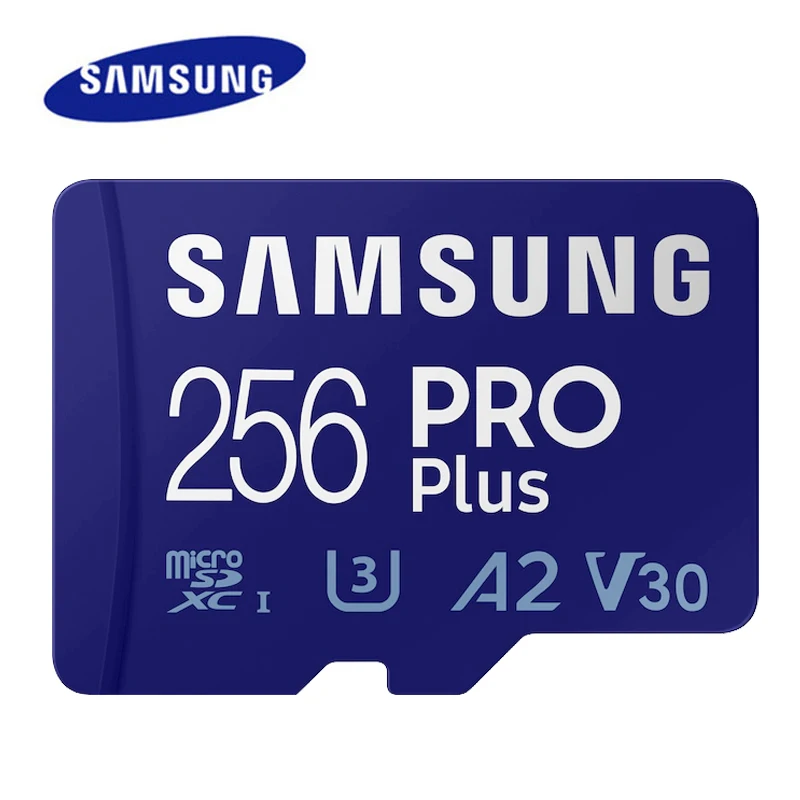 Scheda Di Memoria Samsung Pro Plus Micro Sd 256Gb Classe 10 U3 Scheda Microsd A2 V30 Trans Flash 128Gb 512Gb U3 4K Micro Sdxc
