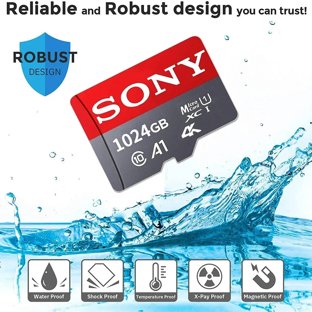 Sony Ultra Micro Sd 128 Gb 32Gb 64Gb 256Gb 1Tb 512Gb Micro Sd Card Sd/Tf Flash Card Memory Card 32 64 128 Gb Microsd Per Telefono