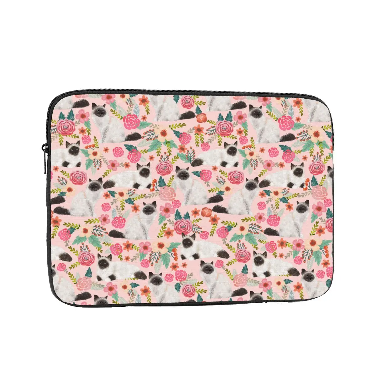 Birman Cat Vintage Florals Pink 12 13 15 Custodia Per Laptop Da 17 Pollici Per Macbook Air Pro Custodia Per Notebook Custodia Antiurto