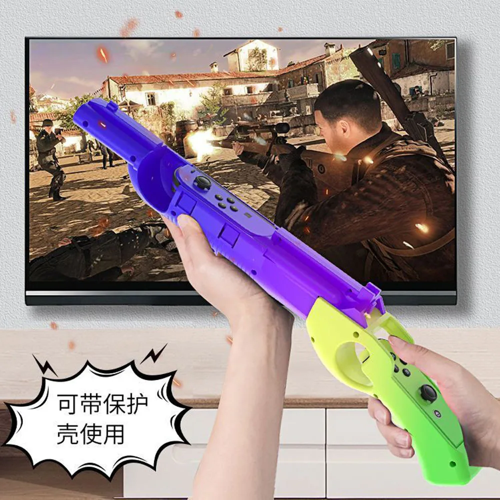 Controller Per Pistola Di Gioco Per Nintendo Switch/Switch Oled Joycon Grip Call Of Judas, Sniper Elite 3 Doom 4, Splatoon 3/2,Fortnite