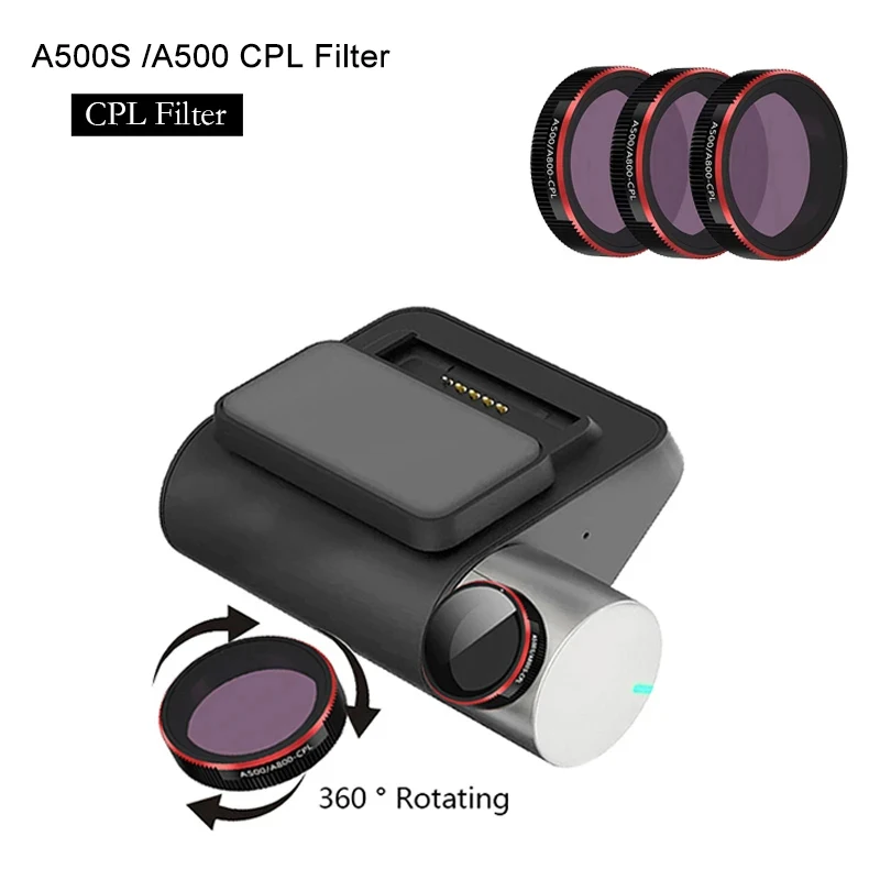 Per 70Mai Dash Cam Pro Plus + A500S Filtro Cpl Per 70Mai Pro Midrive D08 / Midrive D02 70Mai Dash Cam Filtro Cpl Lite2