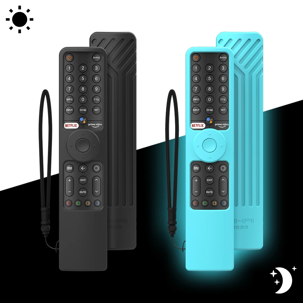 Custodia Remota In Silicone Per Xiaomi P1 Mi Tv A2 58 55 50 43 32 43 P1E55 Bt Cover Telecomando Luminoso Vocale Xmrm-19 Tv Stick 86''