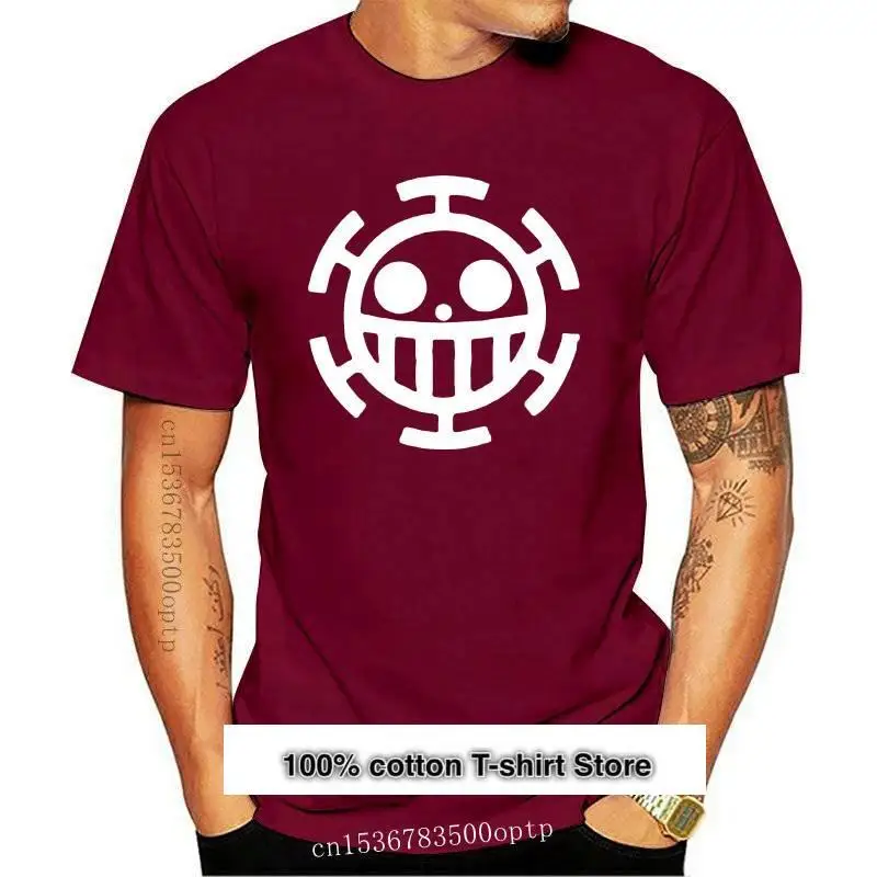 Camiseta De Piratas Del Corazon Rojo, Camiseta De Trafalgar D Water Law, Camiseta De Manga Larga De Una Pieza, Envio Gratis