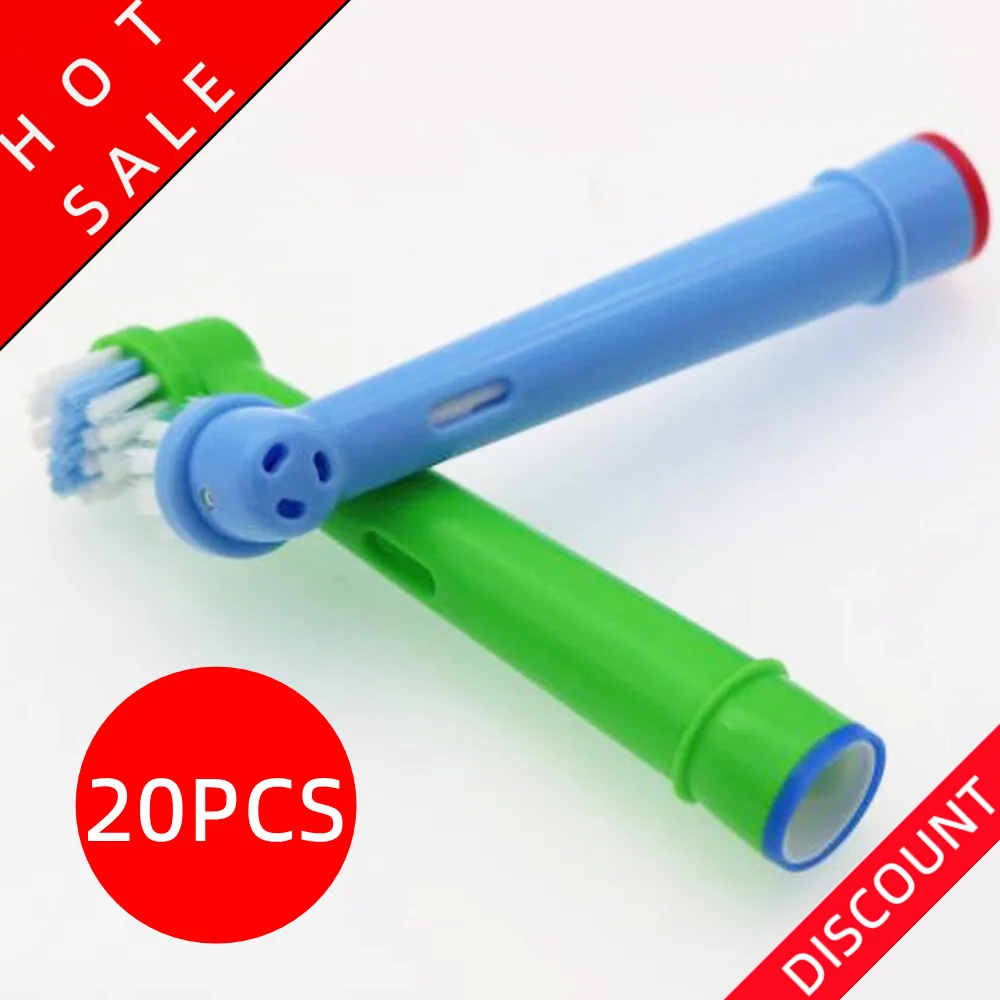 20 Pezzi Testine Cinque Tipi Per Spazzolino Elettrico Oral-B Fit Advance Power/Vitality Precision Clean/Pro Health/Triumph/3D Exce