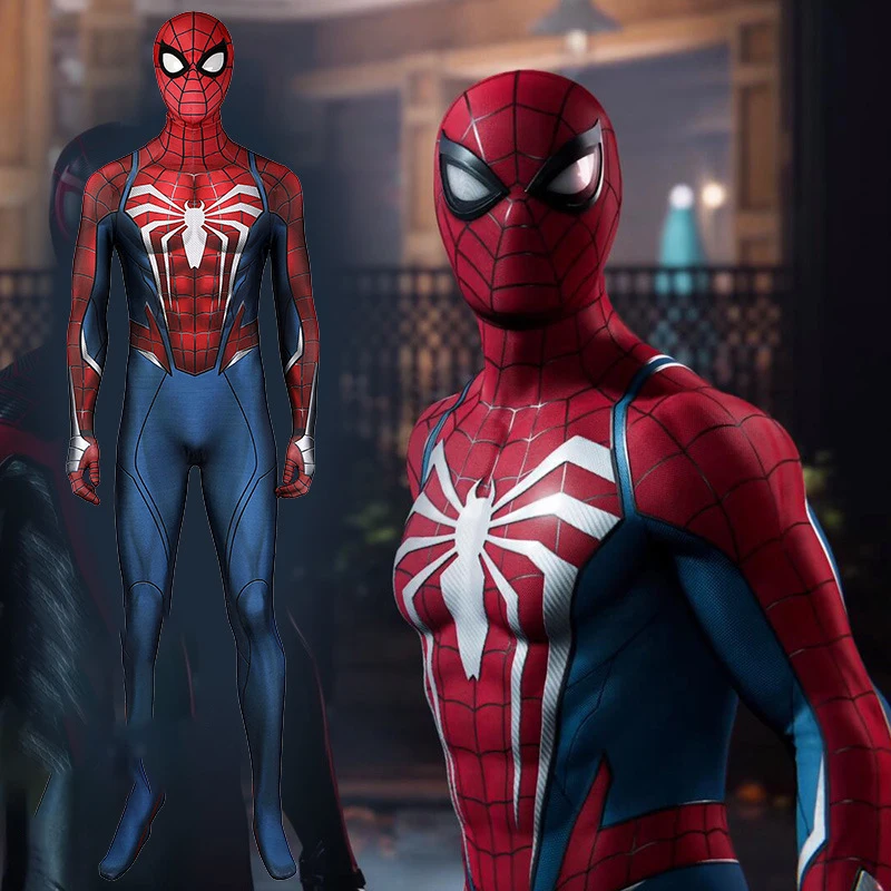 Anime Spider Man Ps5 Costume Da Gioco Di Ruolo Supereroe Spider Man Tuta Halloween Anime Puntelli Tuta Regalo Di Natale Per Bambini