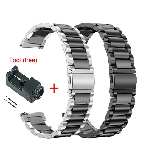 Cinturino In Acciaio Inossidabile + Link Remover Per Samsung Galaxy Watch 46Mm Sm-R800 Cinturino A Sgancio Rapido
