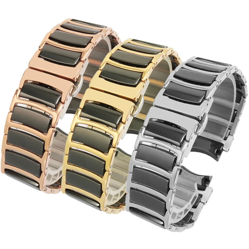 Cinturino Di Ricambio Per Rado Centrix R30183742 30248902 Cinturino In Ceramica Inter Fine Steel 16X12Mm 20X16Mm