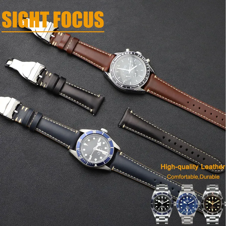 Cinturino In Pelle 19Mm 20Mm 22Mm Per Cinturino Tudor Cinturino Per Orologio Black Bay Tudor Blackbay Cinturino Black Bay 58 Cinturino Black Bay Pro