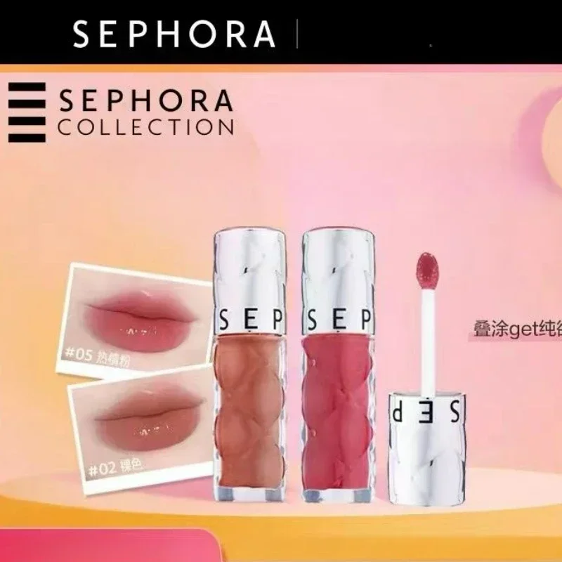 Sephora Mirror Lip Glaze Film-Forming Antiaderente Cup Natural Nude Color Lip Gloss Rossetto Idratante Idratazione Trucco Labbra Sexy
