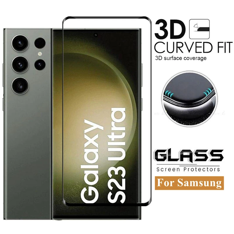 Vetro A Copertura Totale Per Samsung Galaxy S23 Vetro Ultra Temperato Samsung S23 Pellicola Proteggi Schermo Ultra Per Samsung S23 Ultra