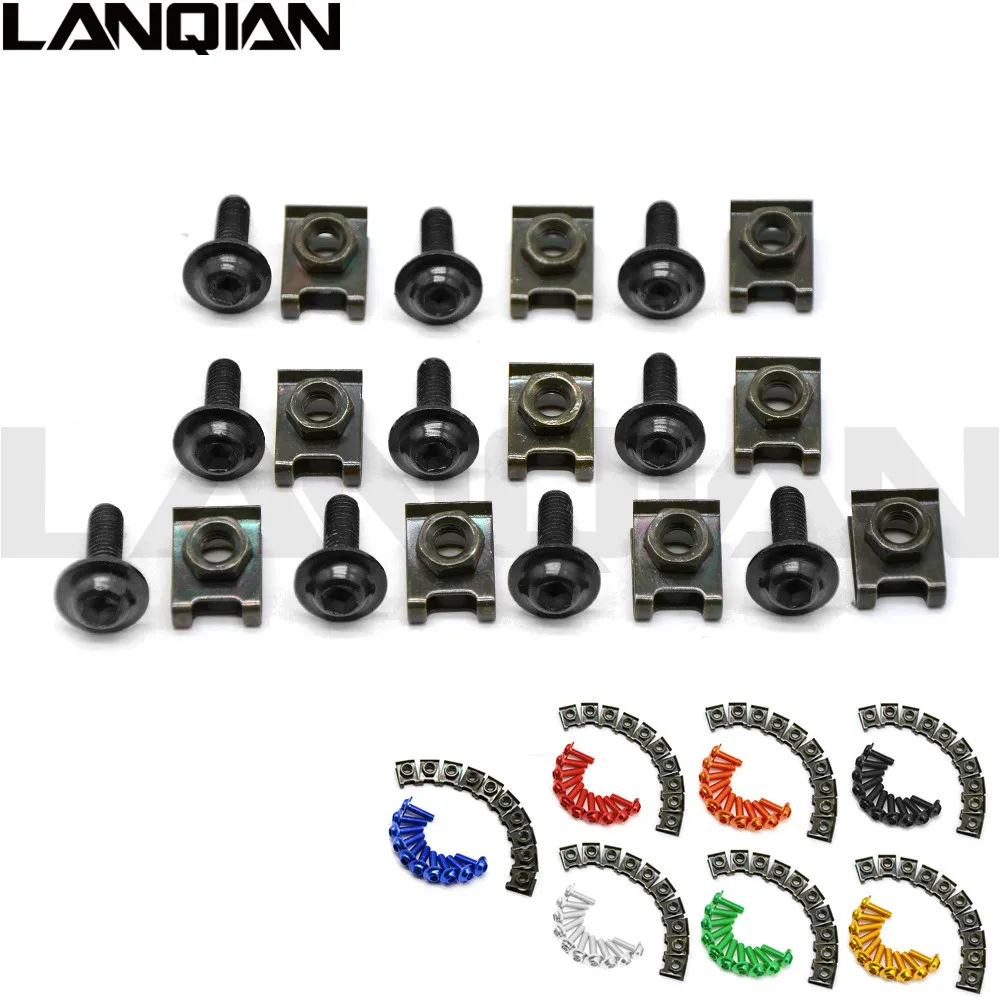 6Mm Moto Carrozzeria Carenatura Bulloni Viti Per Honda Cbr 600 Rr Cb 1300 Cb 400 Cb 500 Cb 600 Hornet Hyosung Gt250R